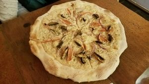 ? pizza at Pura Vida Vegan Bar in Madrid