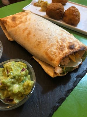 Burrito  at Pura Vida Vegan Bar in Madrid