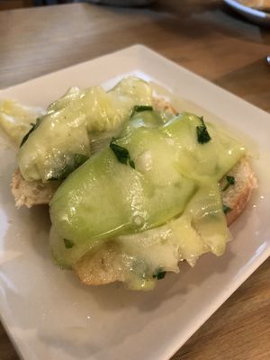 Appetizer.... food but too much oil  at Pura Vida Vegan Bar in Madrid