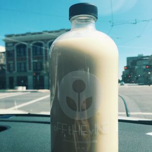 almond milk at The Weekly Juicery in Cincinnati