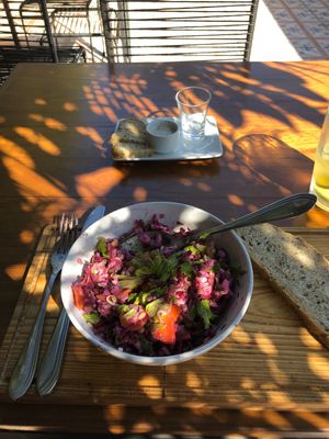 Buddha bowl at Alma Zen in Asuncion