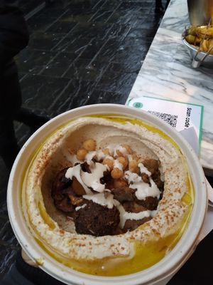 Magic Hummus at Magic Falafel in North West London