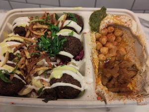 Magic box at Magic Falafel in North West London