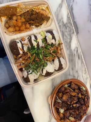   at Magic Falafel in North West London