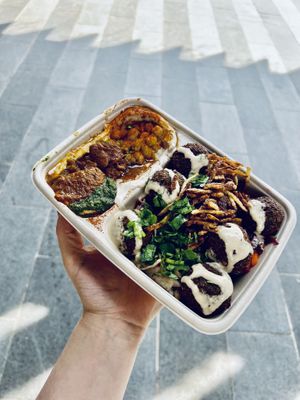 The magic box  at Magic Falafel in North West London