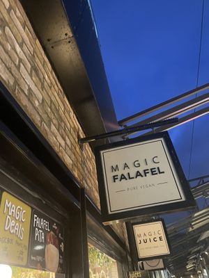  #Veganuary at Magic Falafel in North West London