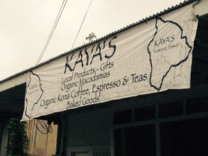 store sign at Kaya's in Kawanui