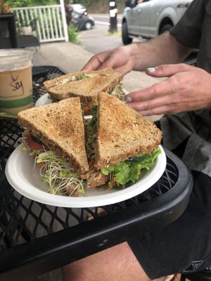 Veggie sando   at Kaya's in Kawanui