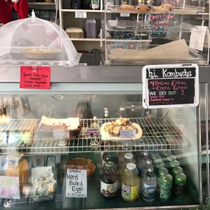 bakery case at Kaya's in Kawanui