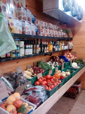 Inside at The Fruit Stand  in Whitehorse