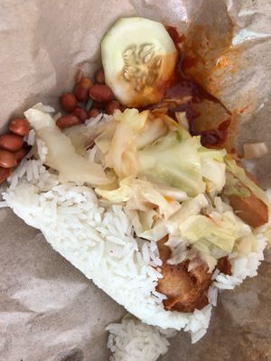 Tasty nasi Lemak  at Ren Xiang Vegetarian Food 仁香素食 in East Singapore