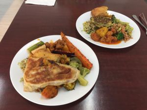 Like an awesome Chinese potluck! at Vegan Buffet in Hamilton