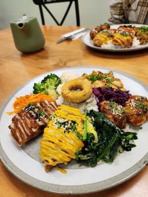 Chefs choice at Vegan Buffet in Hamilton