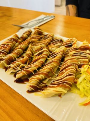 Dumplings   at Vegan Buffet in Hamilton