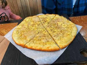 Happy hour white pie $10  at Virtuous Pie  in Vancouver