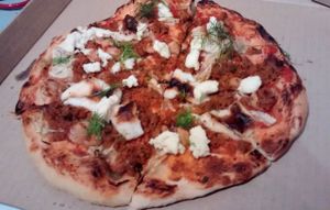 Flower + Water at Virtuous Pie  in Vancouver