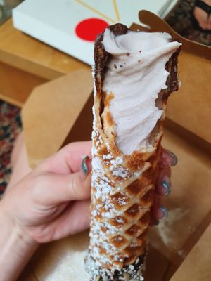 Strawberry cannoli at Virtuous Pie  in Vancouver