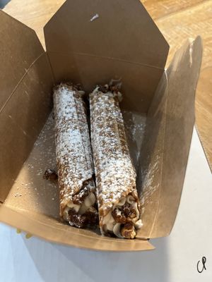 Lemon cannoli  at Virtuous Pie  in Vancouver