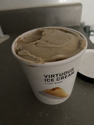 Caramel macchiato gelato  at Virtuous Pie  in Vancouver
