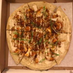 stranger wings pizza  at Virtuous Pie  in Vancouver