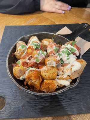 Potato things I forgot the name of  at Virtuous Pie  in Vancouver