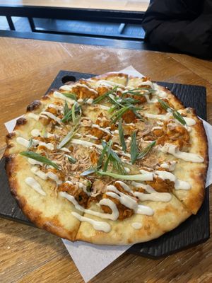 Stranger Wings Pizza  at Virtuous Pie  in Vancouver