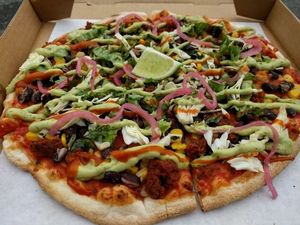 Los Tacos at Virtuous Pie  in Vancouver