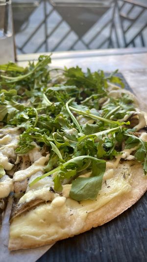 GF fungi happy hour 10"  at Virtuous Pie  in Vancouver