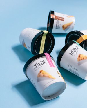 ice cream by the pint at Virtuous Pie  in Vancouver