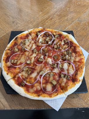 Pizza Hawaii  at Virtuous Pie  in Vancouver