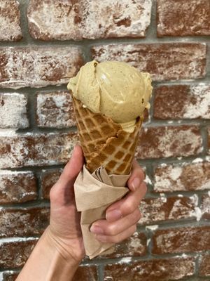 Pumpkin spice ice cream at Virtuous Pie  in Vancouver