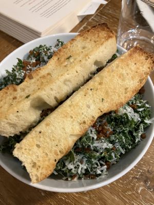 Kale salad   at Virtuous Pie  in Vancouver