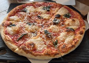 Pizza Magerita   at Virtuous Pie  in Vancouver