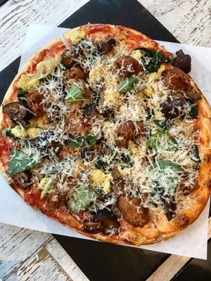 Meatball + Chèvre  at Virtuous Pie  in Vancouver