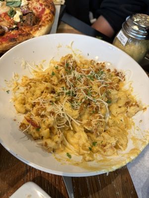 Mac and cheese skillet  at Virtuous Pie  in Vancouver