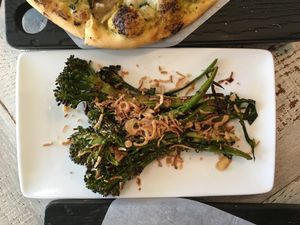 Broccolini at Virtuous Pie  in Vancouver