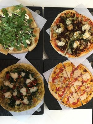 assorted type of pies at Virtuous Pie  in Vancouver