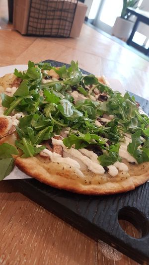 Super funghi at Virtuous Pie  in Vancouver