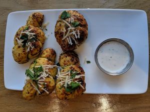 Garlic knots, they are a must order!!! at Virtuous Pie  in Vancouver