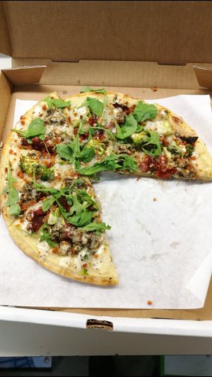 CBR pizza! at Virtuous Pie  in Vancouver