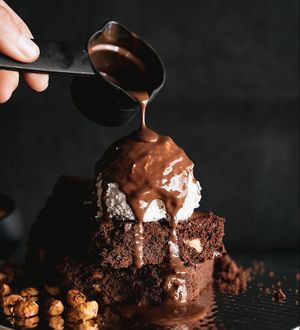 Brownie at 26 Vegan Food Project in Lisbon