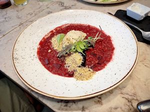 Beet risotto  at 26 Vegan Food Project in Lisbon