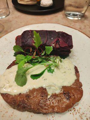 Seitan steak at 26 Vegan Food Project in Lisbon