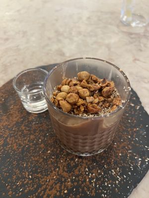 Chocolate mousse  at 26 Vegan Food Project in Lisbon