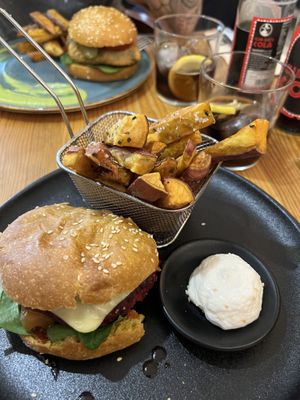 Forbidden burger 😋  at 26 Vegan Food Project in Lisbon