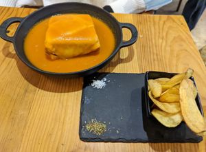 Francesinha at 26 Vegan Food Project in Lisbon