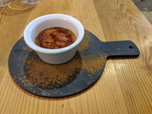 Crème Brûlée at 26 Vegan Food Project in Lisbon