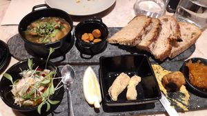 Portugese starter at 26 Vegan Food Project in Lisbon