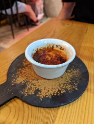 Creme Brulee at 26 Vegan Food Project in Lisbon