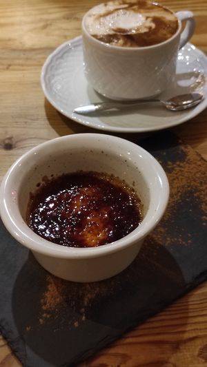 Crème brulee at 26 Vegan Food Project in Lisbon